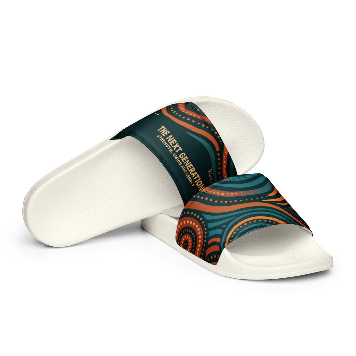 NAIDOC 25 "The Next Generation" Men’s Slides - Aboriginal Art by Lani