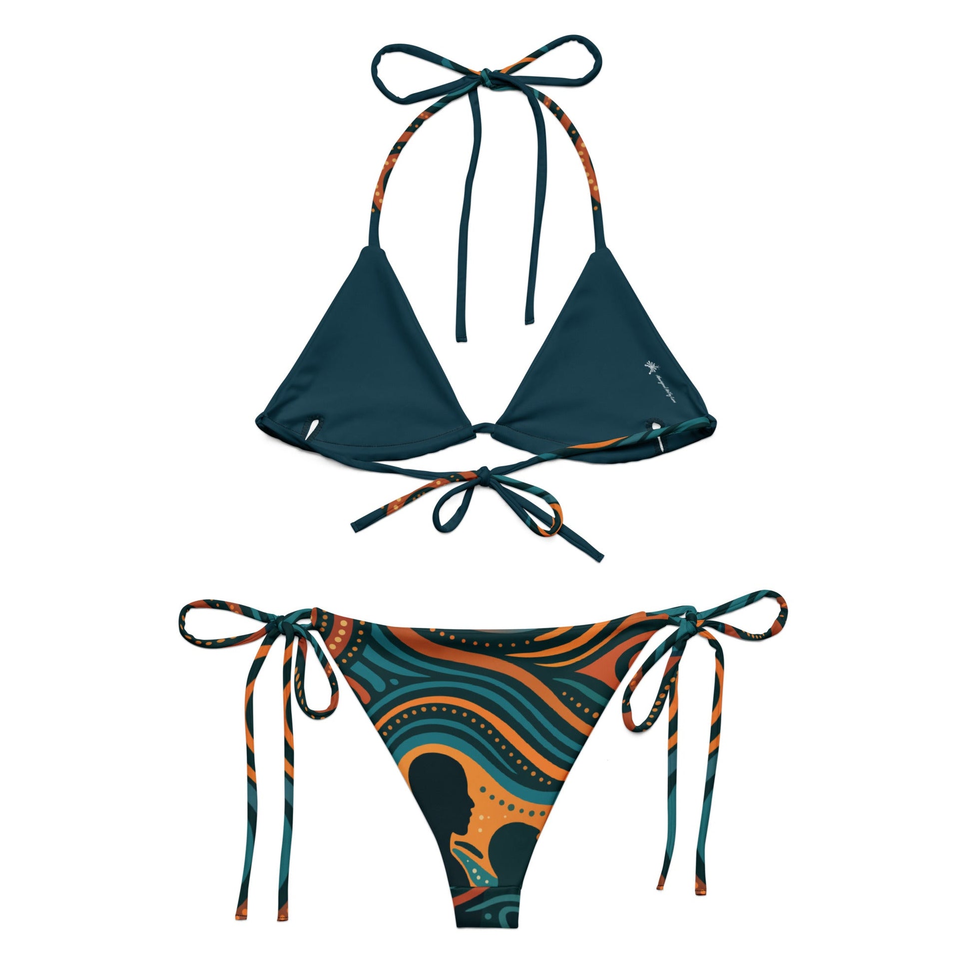 NAIDOC 25 " The Next Generation" String Bikini Set - Aboriginal Art by Lani