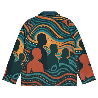 NAIDOC 25 "The Next Generation" Women’s Long Sleeve Pyjama Top - Aboriginal Art by Lani