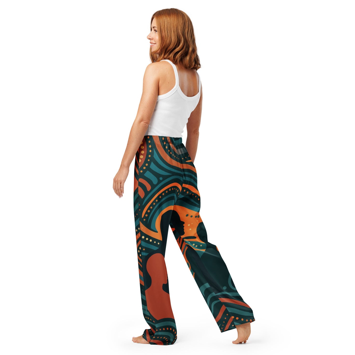 NAIDOC 25 "The Next Generation" Women’s Pyjama Pants - Aboriginal Art by Lani
