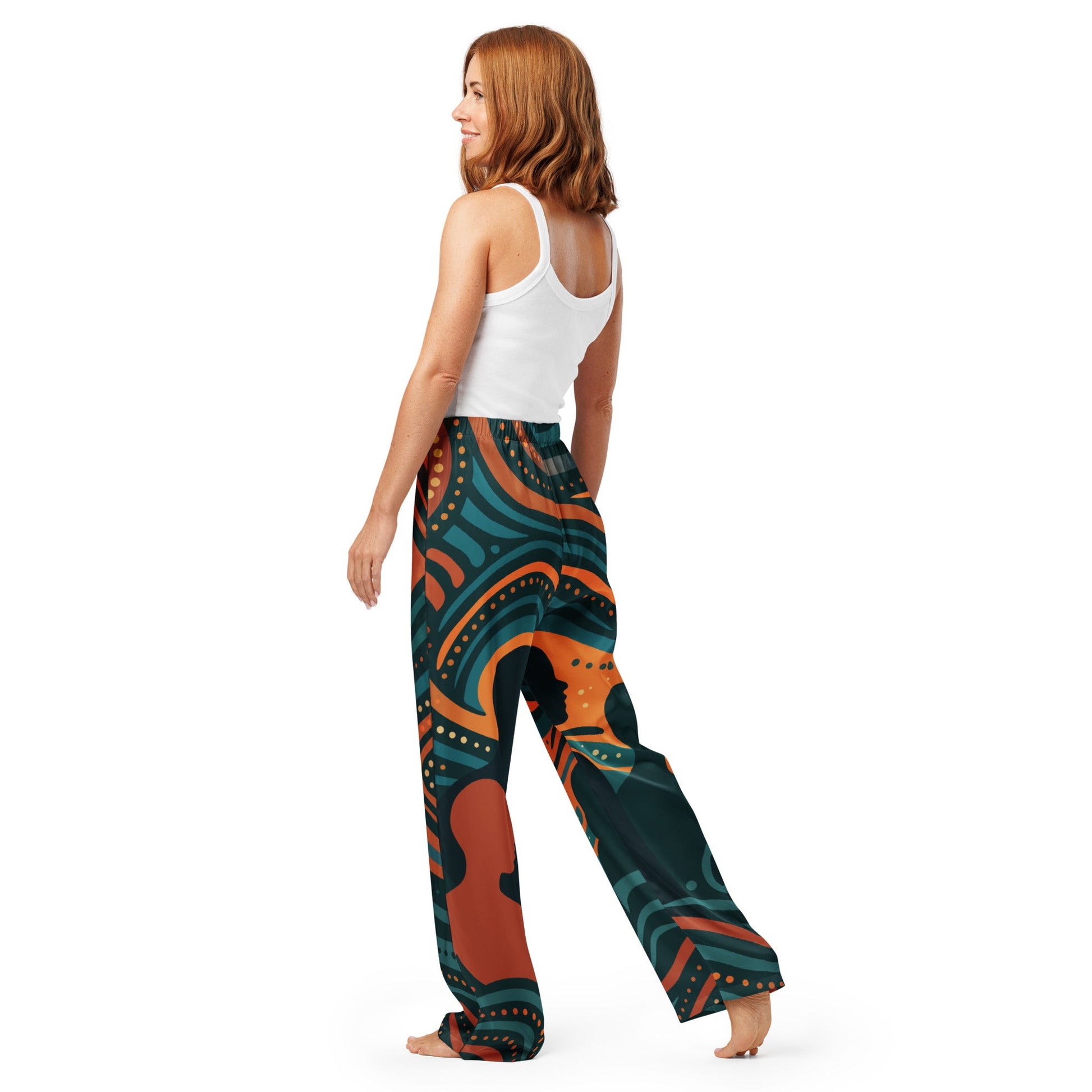 NAIDOC 25 "The Next Generation" Women’s Pyjama Pants - Aboriginal Art by Lani