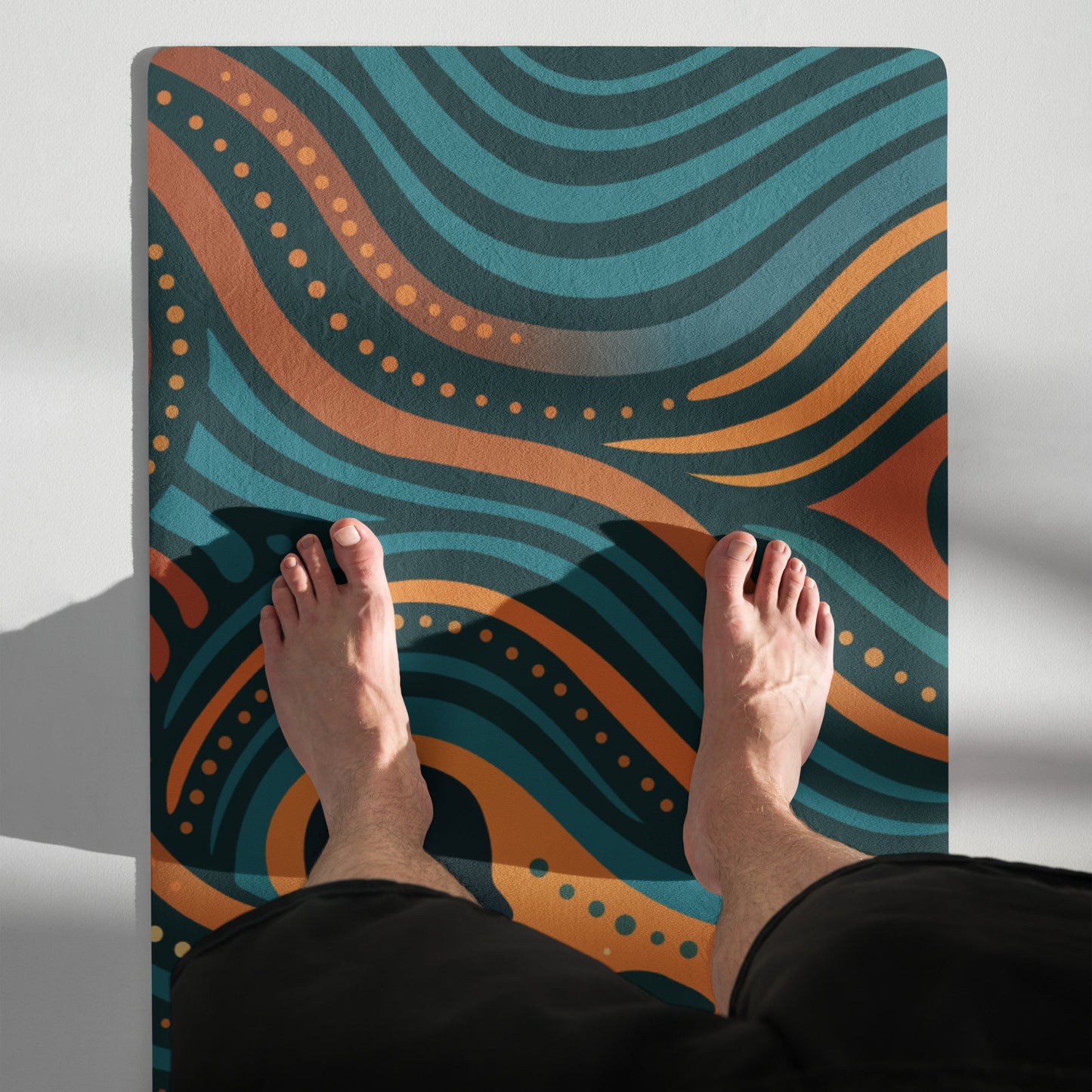 NAIDOC 25 "The Next Generation" Yoga Mat - Aboriginal Art by Lani