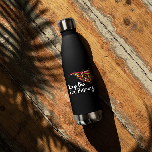 NAIDOC 2024 Keep the Fire Burning! Stainless Steel Water Bottle