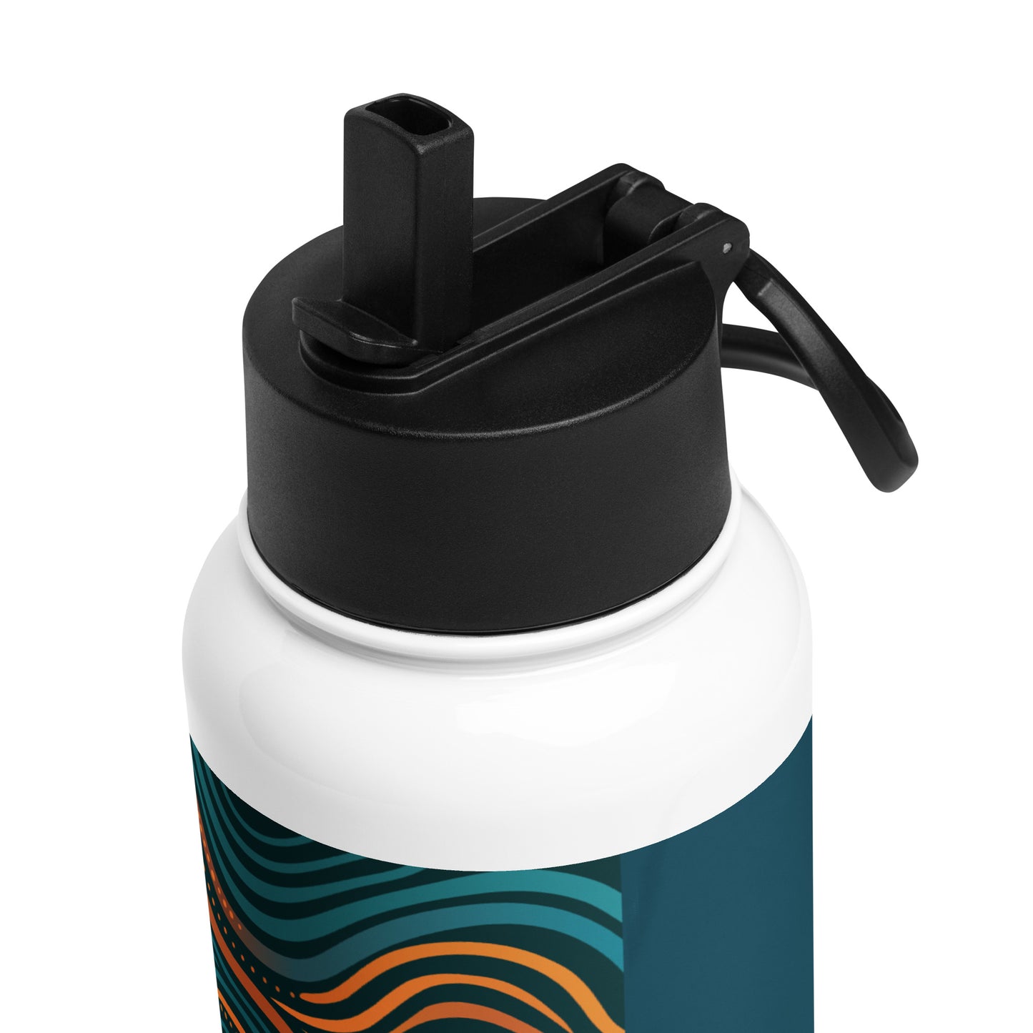 NAIDOC 25 "The Next Generation" Stainless Steel Water Bottle with Straw Lid