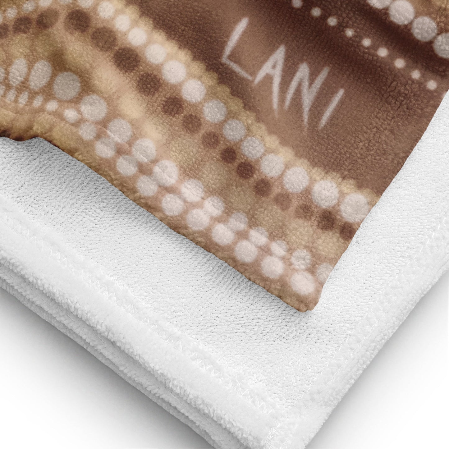 Three Rivers Collection Beach Towel - Aboriginal Art by Lani