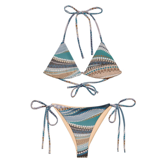 Three Rivers Collection Bikini Set - Aboriginal Art by LaniBikini