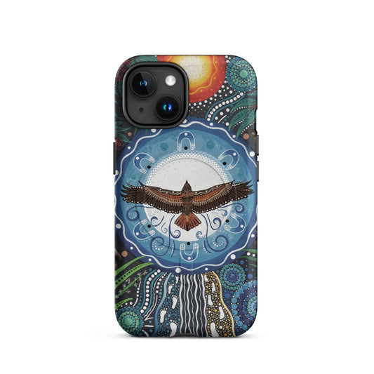 Walu - ma - rra MagSafe® tough case for iPhone® - Aboriginal Art by Lani