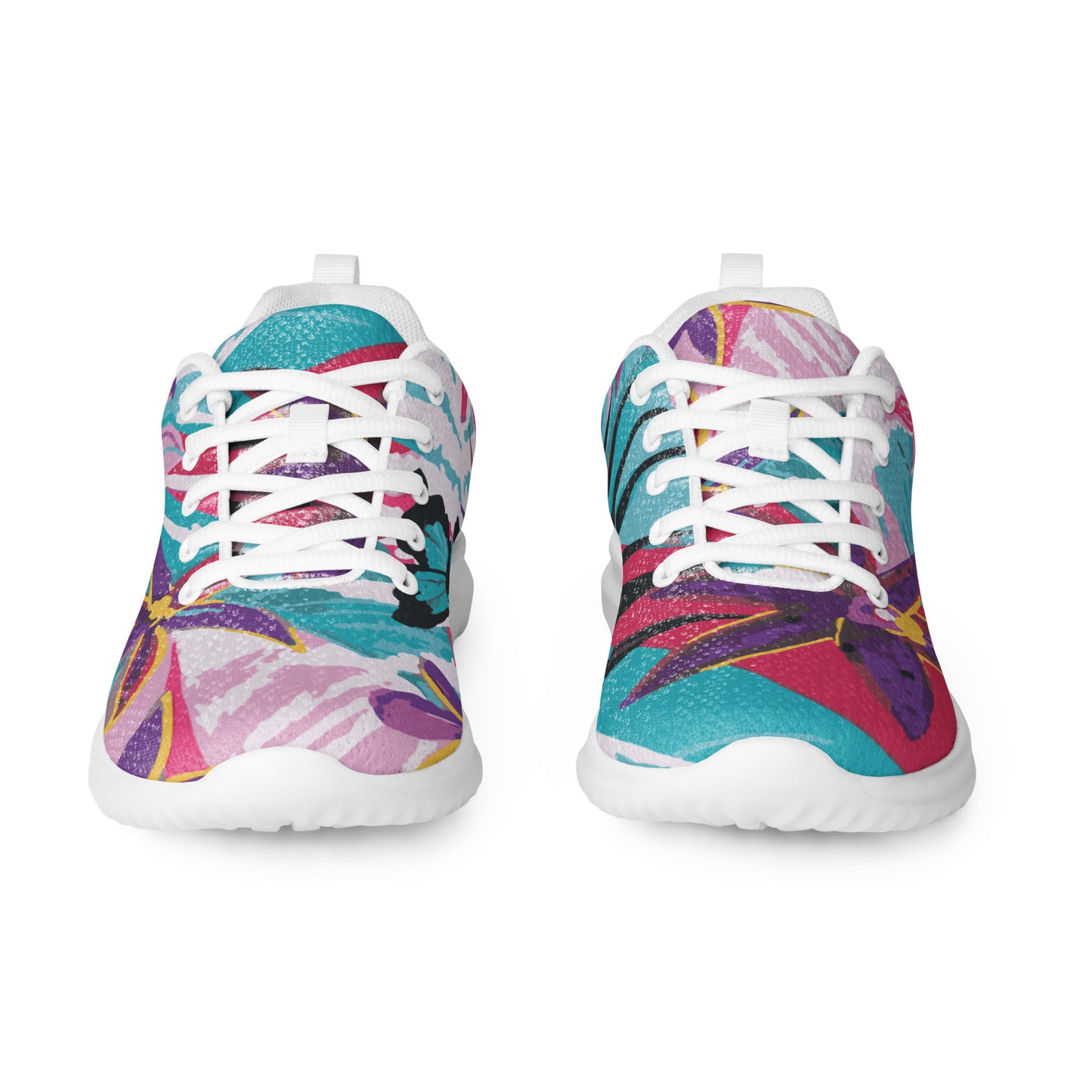 Flowers and Butterflies Collection Women’s Athletic Shoes