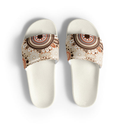 "Woven Together" Men’s Slides - Aboriginal Art by Lani