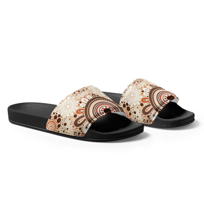 "Woven Together" Men’s Slides - Aboriginal Art by Lani