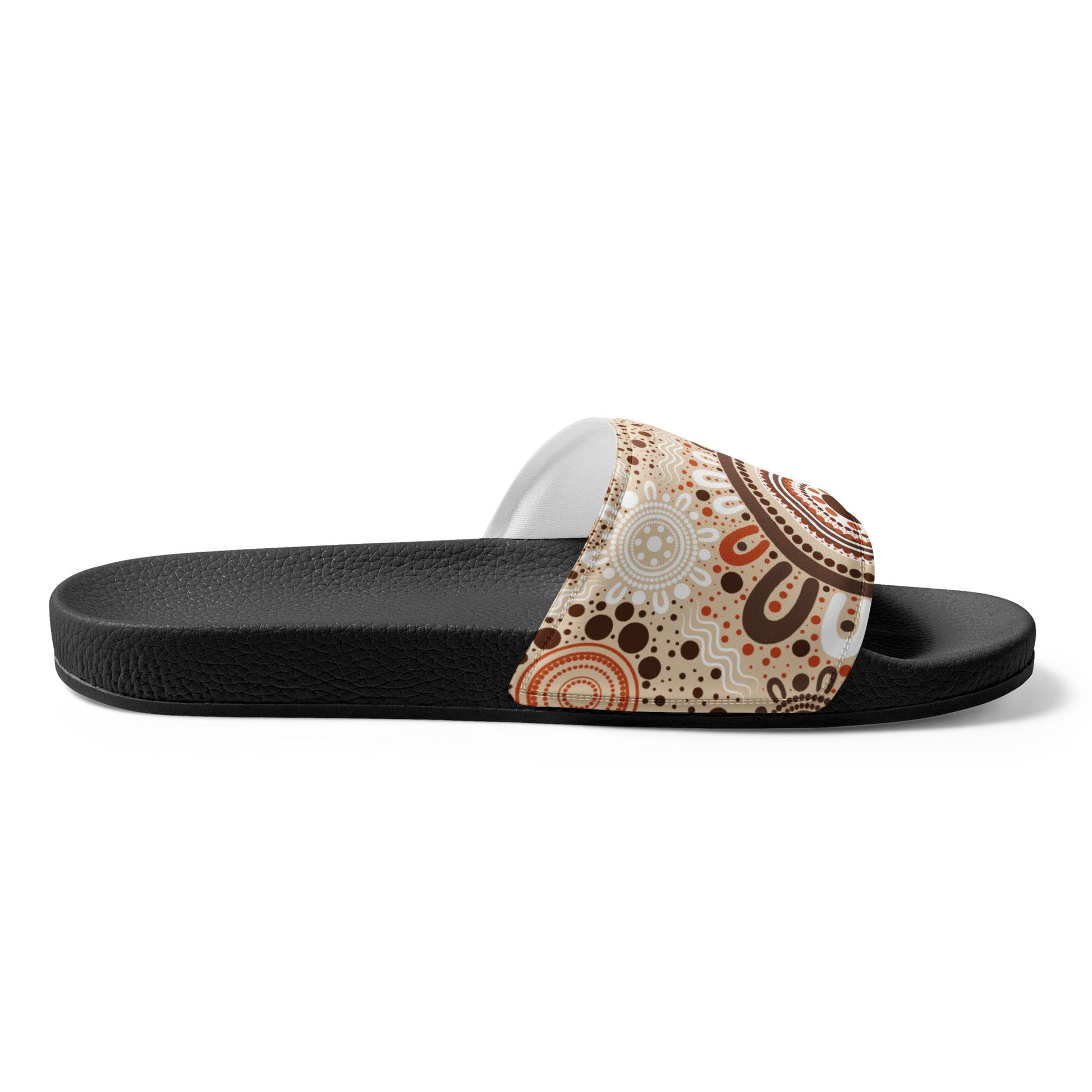 "Woven Together" Men’s Slides - Aboriginal Art by Lani