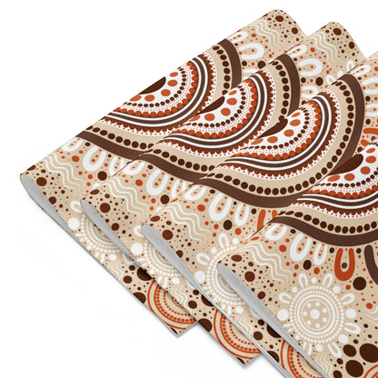 "Woven Together" Placemat Set (4 Included) - Aboriginal Art by Lani