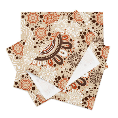 "Woven Together" Placemat Set (4 Included) - Aboriginal Art by Lani