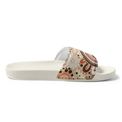 "Woven Together" Women's Slides - Aboriginal Art by Lani