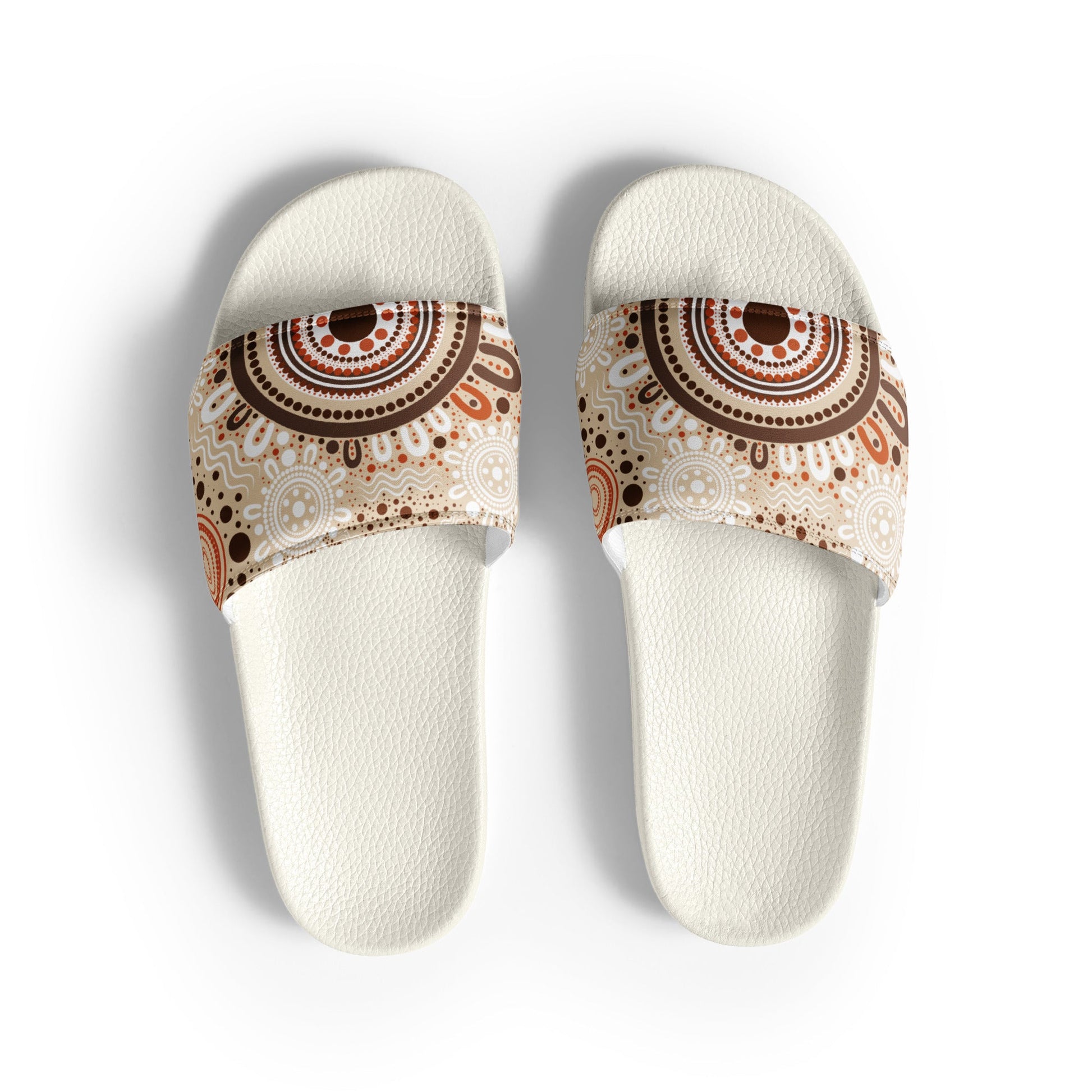 "Woven Together" Women's Slides - Aboriginal Art by Lani