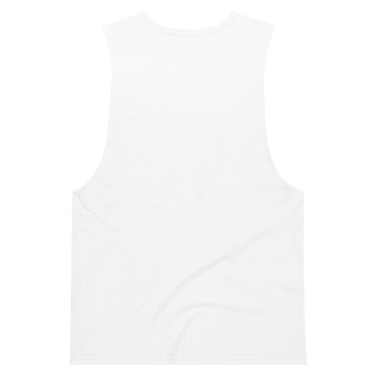 Yarning Circle Men’s Drop Arm Tank Top - Aboriginal Art by Lani