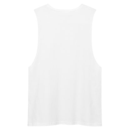 Yarning Circle Men’s Drop Arm Tank Top - Aboriginal Art by Lani